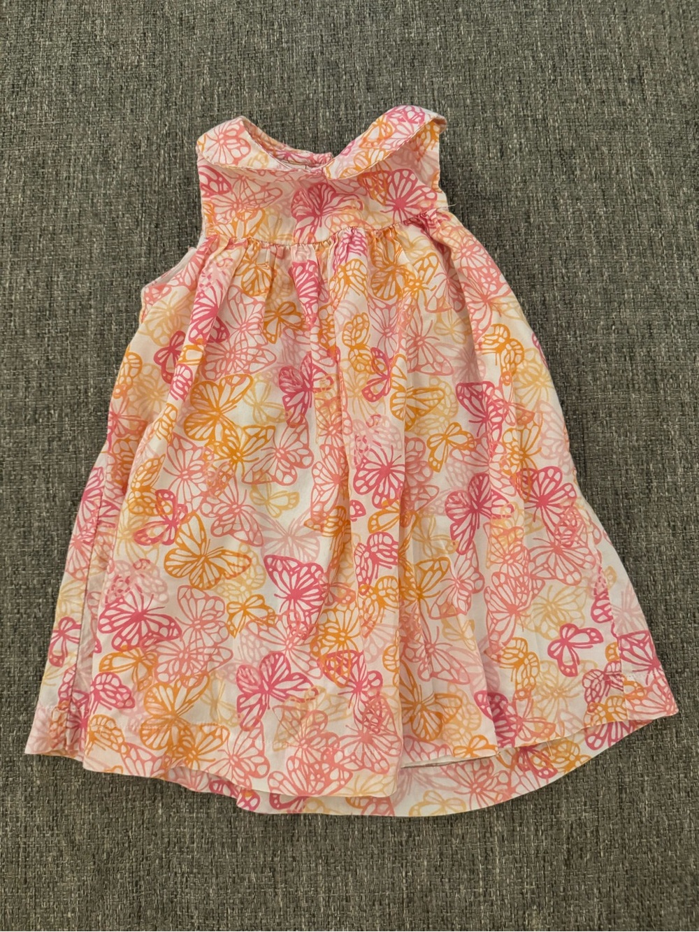 First Impressions Butterfly Peter Pan Collar Dress 24M